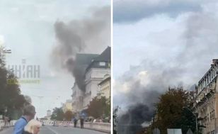 Rosyjski atak w centrum Kijowa. Uderzyli w gabinet szefa SBU