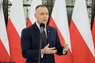 "Po co pan tu krzyczy, panie pośle?". Spięcie na konferencji Nawrockiego