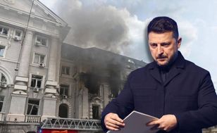 Atak w centrum Kijowa. Zełenski ujawnił plan odpowiedzi