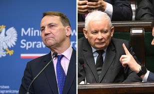 Sikorski ostro o Kaczyńskim. "Mam nadzieję, iż przestanie łgać"