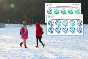 Pogodowe szaleństwo nad Polską. Od wiosennych 8 stopni do fioletowego mrozu