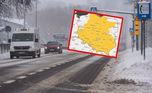 Silny mróz i śnieżyce. Niemal cały kraj na żółto