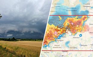 Trąby powietrzne możliwe dziś między Lidzbarkiem Warmińskim a Bisztynkiem