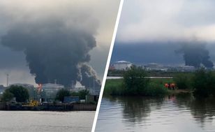 Ukraina uderzyła w Petersburg — zapłonął terminal naftowy
