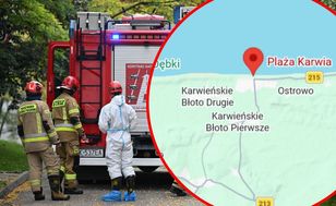 Akcja służb w Karwii. Znaleziono obiekt przypominający drona