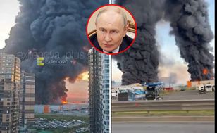 Atak na rodzinne miasto Putina. Pożary pod Petersburgiem