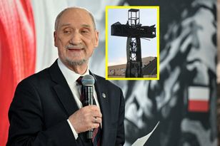 Macierewicz przedstawił tezę dot. spalonego krzyża w Warszawie