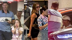 Lewandowskis in Warsaw: Anna shops, Robert helps his mother park