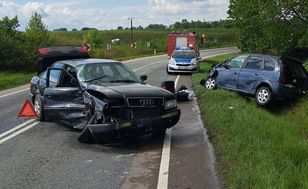 Wypadek na Mazowszu. Pięć osób w szpitalu