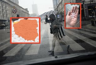 Grad i deszcz taki, iż aż zrobiło się biało