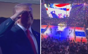 Trump wygwizdany w Nowym Jorku. Pojawił się na meczu NBA