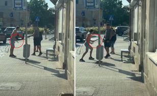 Wrocław: mężczyzna z nożem gonił przechodniów na przystanku Muchobór Wielki
