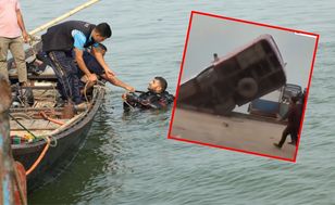 Autobus runął do rzeki. Nagranie z dramatycznego wypadku w Bangladeszu