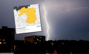 Burze i deszcz nad Polską — IMGW ostrzega 14 województw