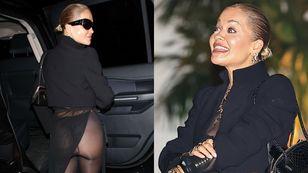 Pozbawiona krępacji Rita Ora odsłoniła pośladki w PRZEZROCZYSTEJ sukience. O jeden krok za daleko? (ZDJĘCIA)
