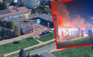 Ogromny pożar centrum handlowego w Bydgoszczy
