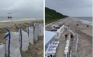 Krynica Morska szykuje się na burzę: 300 harcerzy ewakuowanych