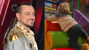 Baron pokazał wspólne harce z synem i wyjaśnił, dlaczego NIE SPĘDZILI razem świąt: "Nadrabiamy od rana we dwóch zaległości" (FOTO)