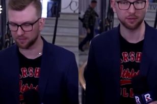 Nietypowe zachowanie pracownika Republiki w Sejmie. Wszystko się nagrało
