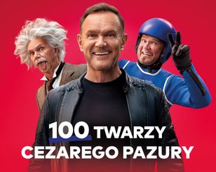 Cezary Pazura pokazuje "100 twarzy" w zabawie antenowej Radia ZET