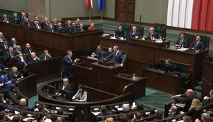 Okrzyki podczas przemówienia Tuska. "Pan kłamie"