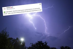 MSWiA zwołuje odprawę w RCB. Intensywny deszcz na zachodzie kraju