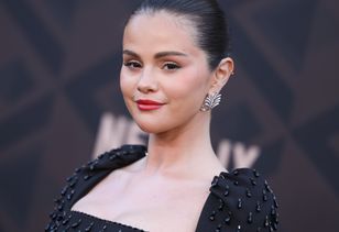 Selena Gomez Stuns in Naked Dress at Taylor Swift's Pre-Wedding Dinner