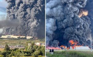 Ukraińskie drony uderzyły w składy ropy i centra logistyczne pod Moskwą