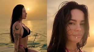 Odziana w bikini Sylwia Szostak wypoczywa na Ibizie. Nowa miłość jej służy? (FOTO)