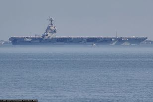 Amerykański lotniskowiec zauważony. Jest wideo z Krety