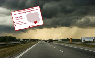RCB wysłało alert. "Unikaj otwartych przestrzeni"