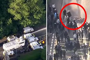 W Belfaście niespokojny wieczór. Armatki wodne odpierają ataki tłumu. Są nagrania