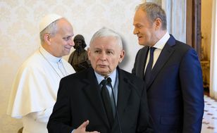 Kaczyński skomentował wizytę Tuska w Watykanie