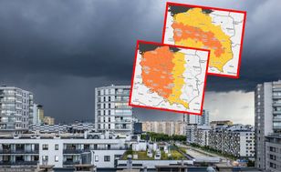 Alerty burzowe i upałowe dla całej Polski — ostrzeżenia I i II stopnia