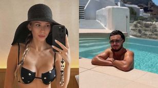 Leon Myszkowski's fiancée shares holiday photos from Santorini