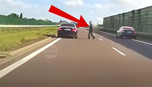 Niebezpieczny incydent na S19. Senior z laską wszedł na jezdnię