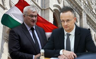 Zatrzymany ukraiński konwój na Węgrzech. Ostre starcie szefów MSZ