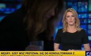 Kolenda-Zaleska wpadła w kadr na antenie TVN24. Kamera wszystko nagrała