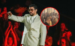 Crowds of Bad Bunny fans besieged his Warsaw hotel overnight