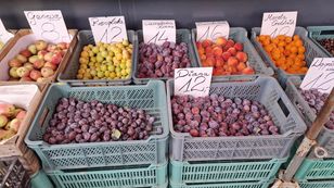 Pierwsze śliwki już na straganach. Mamy zdjęcia cen prosto z bazaru