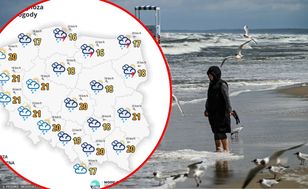 Sztorm na Bałtyku i burze w Polsce – temperatura do 22°C