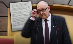 Pismo do Święczkowskiego. Apel sędziów, którzy odebrali ślubowania w Pałacu