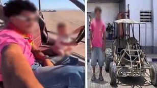 Hurghada safari worker let a toddler drive a buggy to boost his TikTok views