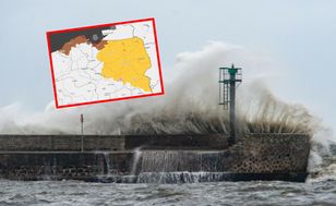 Silny wiatr nad Polską — ostrzeżenia dla północy i północnego wschodu
