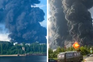 "Wojna wraca, skąd przyszła". Ukraińcy uderzyli 700 km w głąb Rosji