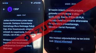 Podszywają się pod policjantów. Dostaniesz taki SMS