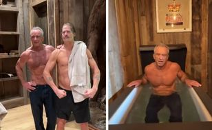 Pozowanie bez koszulek i picie mleka. Nowy klip sekretarza zdrowia USA