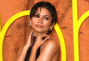 Zendaya stuns in gold skirt set during New York appearance
