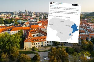 Paraliż Wilna. Alarm powietrzny w mieście