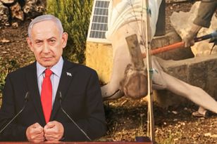 Netanjahu "zaskoczony i zasmucony" zniszczeniem figury Jezusa